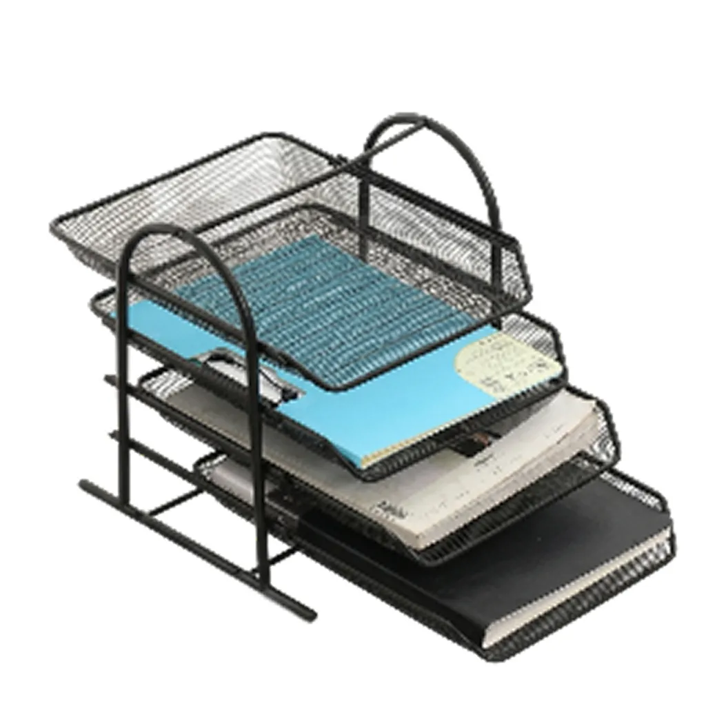[6898961481075] Tier mesh letter tray