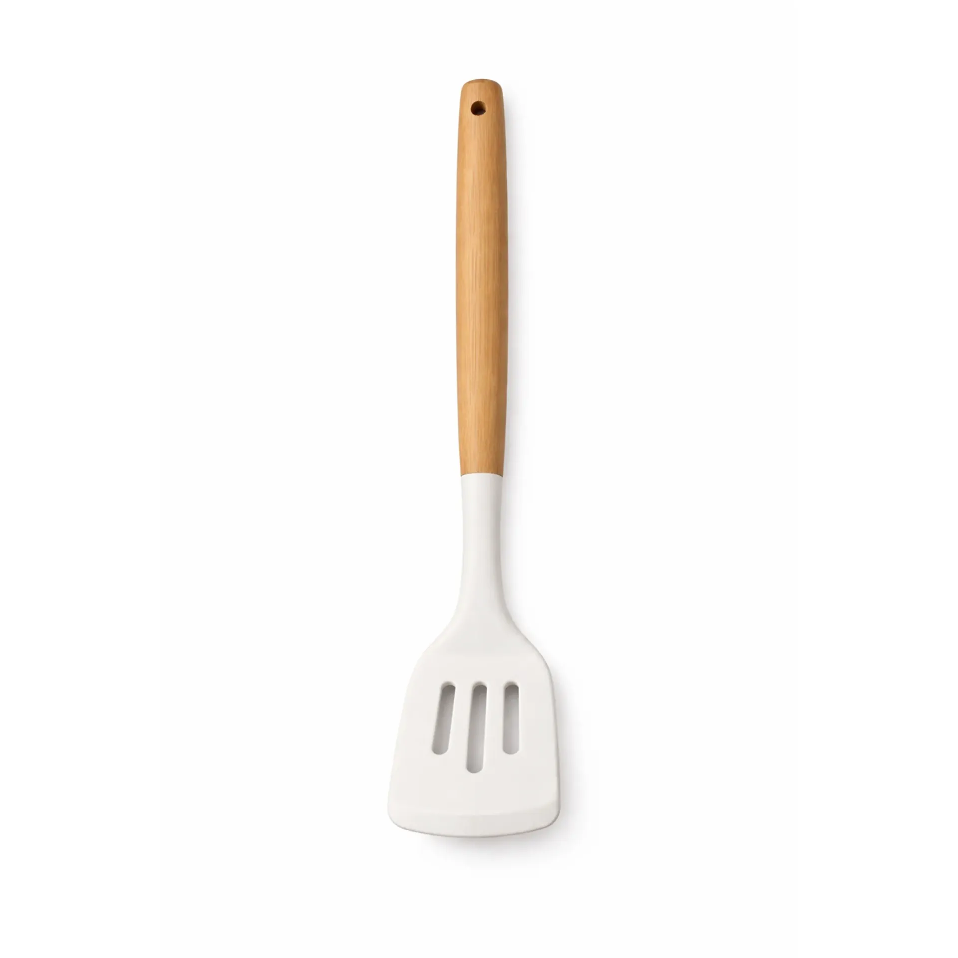 [900000000005] Wooden Handle Spoon Silicone Spatula Flip Cover