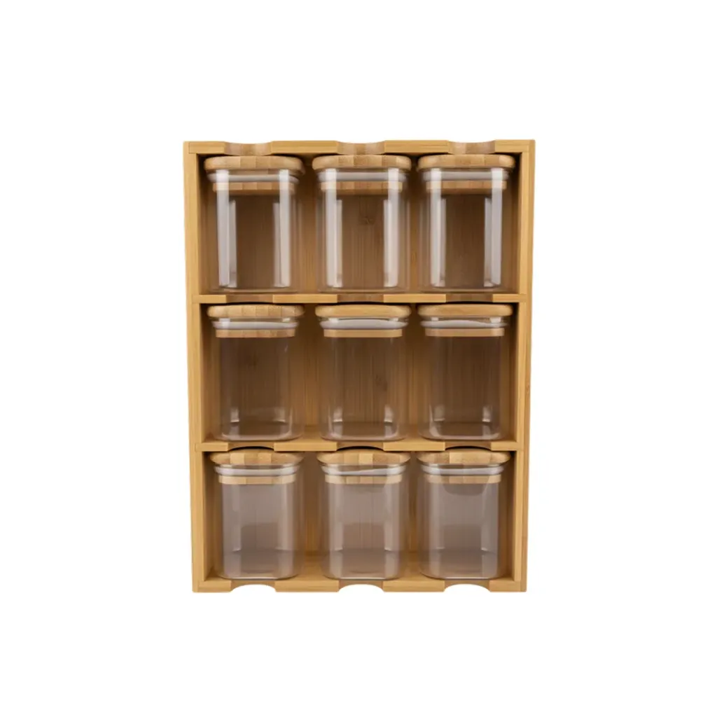 [6551825110282] Bamboo Spices Rack