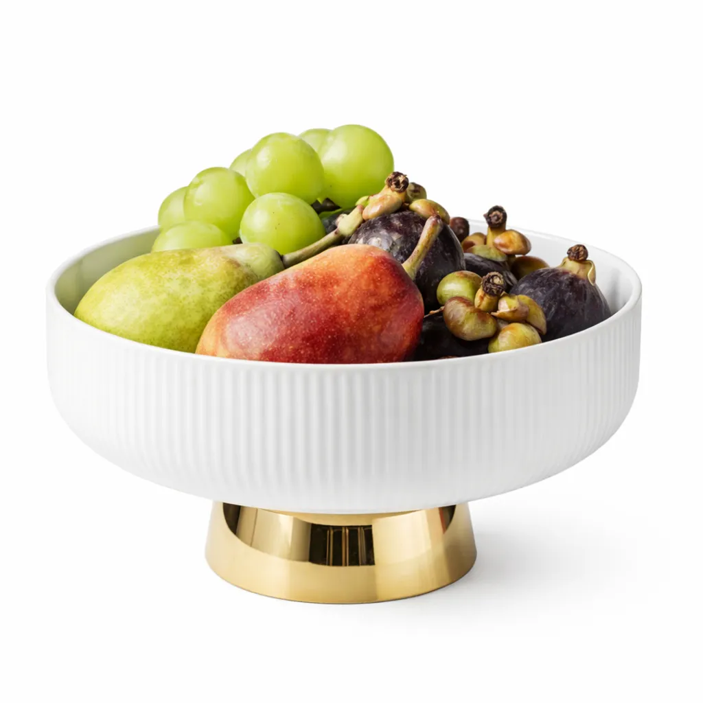 [6551825110893] Ceramic Fruit Bowl - 2