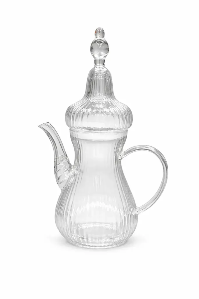 [10000001] Glass Tea Pot (1200ml, Pink)