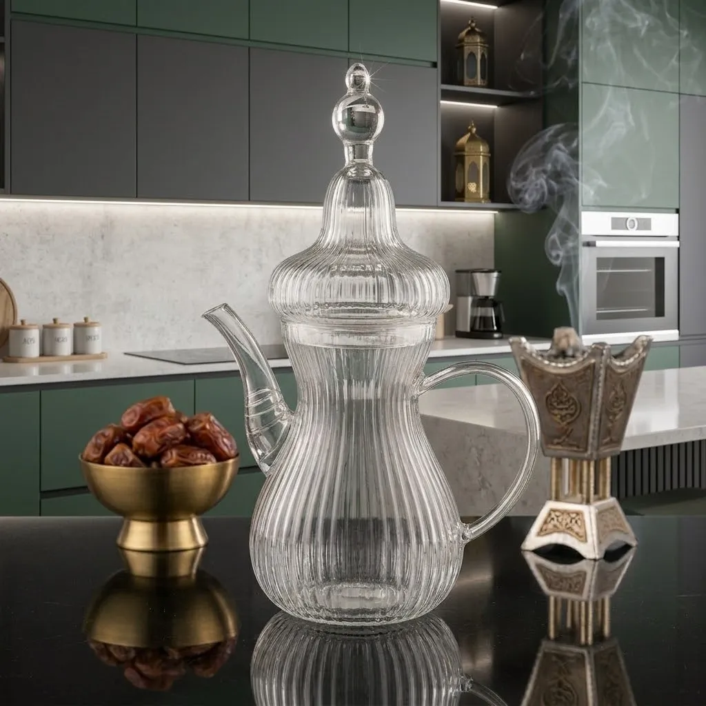 [655182511098588] Glass Tea Pot