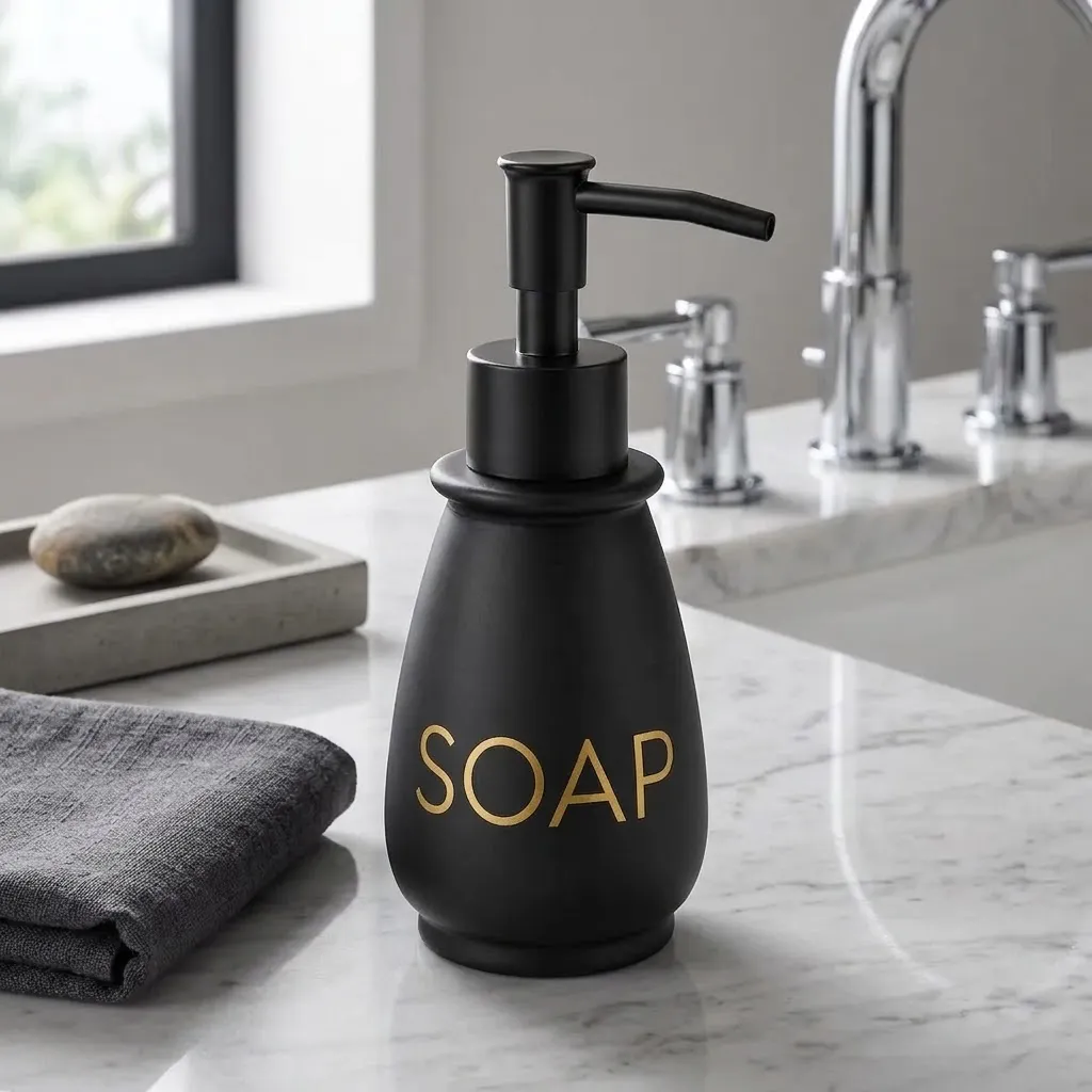 [6989564221448] Liquid soap dispenser (Black)