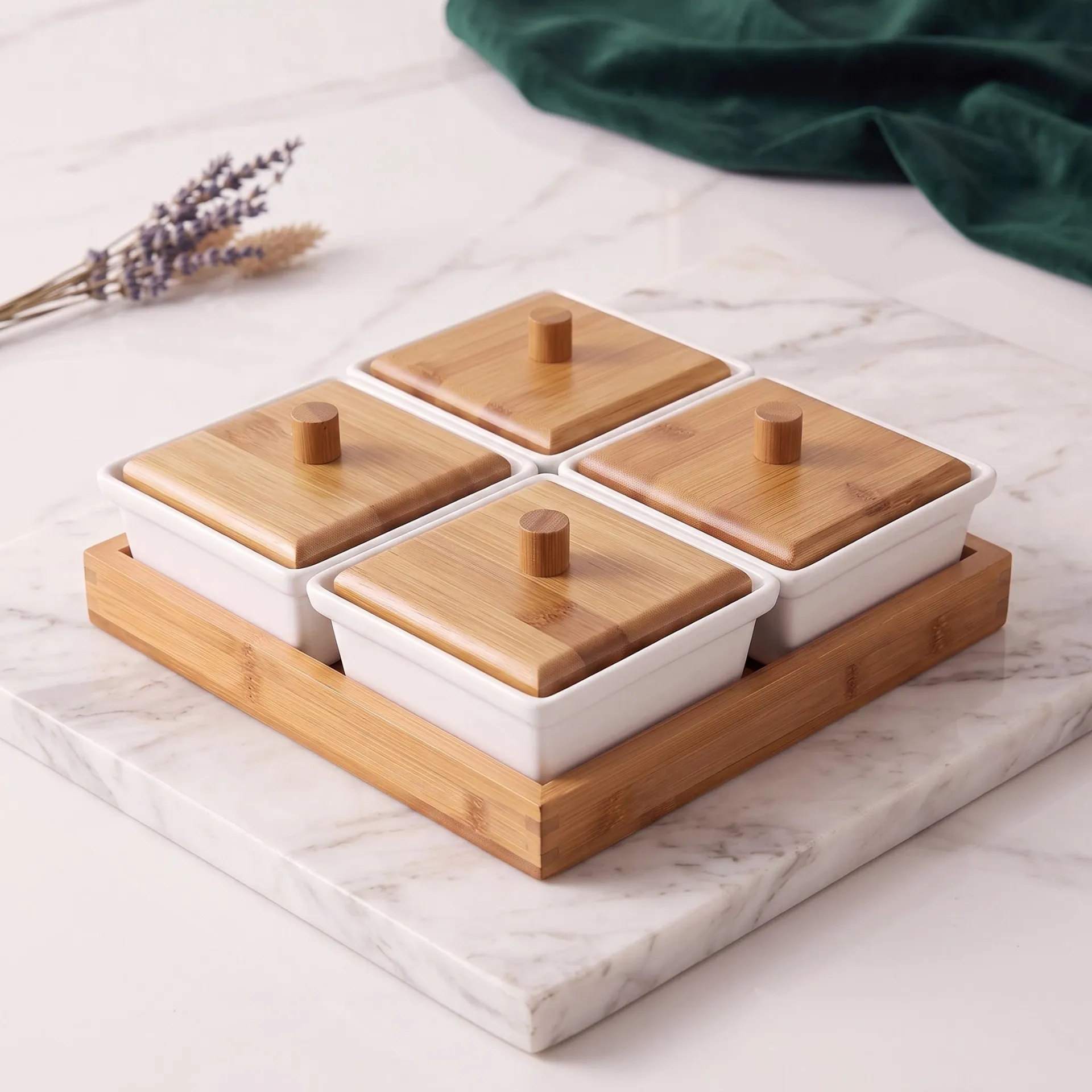 [6551825110305] Seasoning Container Set (1x4)